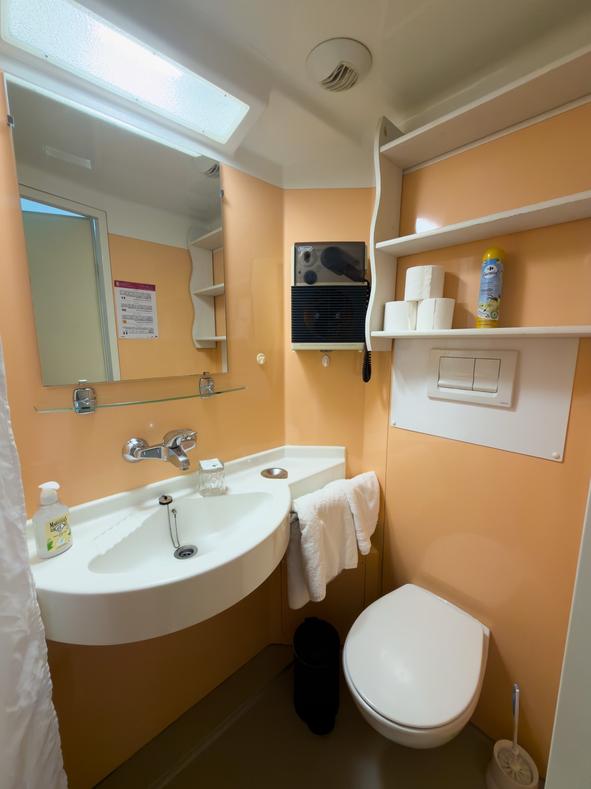 Shower room of the Standard room
